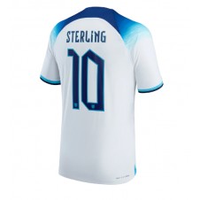 England Raheem Sterling #10 Hemmatröja VM 2022 Korta ärmar